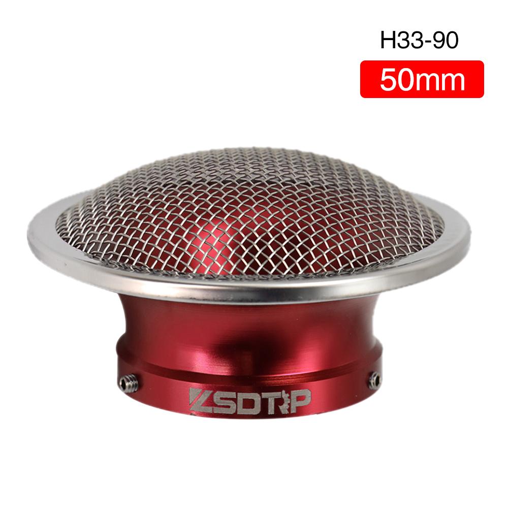 ZSDTRP 50mm Moto Modified Carburetor Air Filter Cup Horn Cup With Mesh Net Fit On PE PWK 21 24 26 28 30mm Carburetor