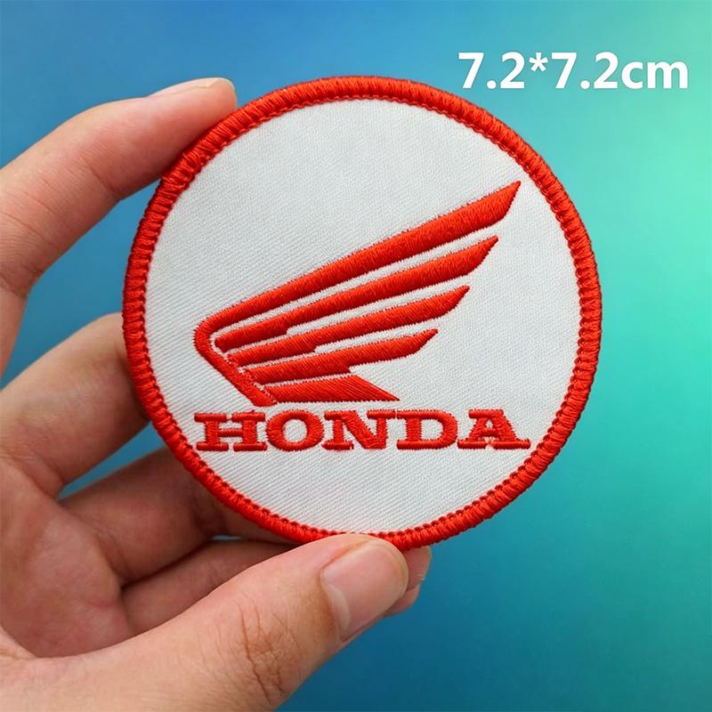 Для Honda CB400 CB650 FCBF CBR25ORR CRF SH3O0 NC75O Мотоцикл Логотип Эмблемы Вышитые Тканевые Наклейки Одежда Заплатка на Дыру Наклейка EB1