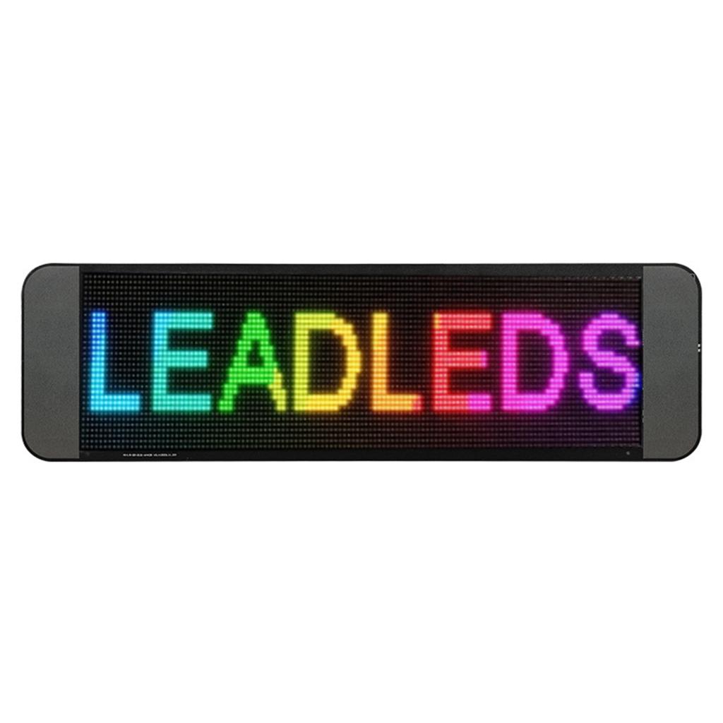 Программируемый светодиодный знак для автомобиля 64x20 точек матрица 13.7x4in ультра яркий прокручивающийся гибкий цифровой мобильный 
