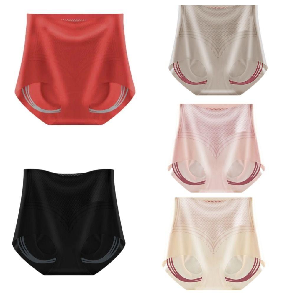 Belly Contracting High Waist Underpant High Elastic Butt Lifting Briefs Slimming Shapewear  Women