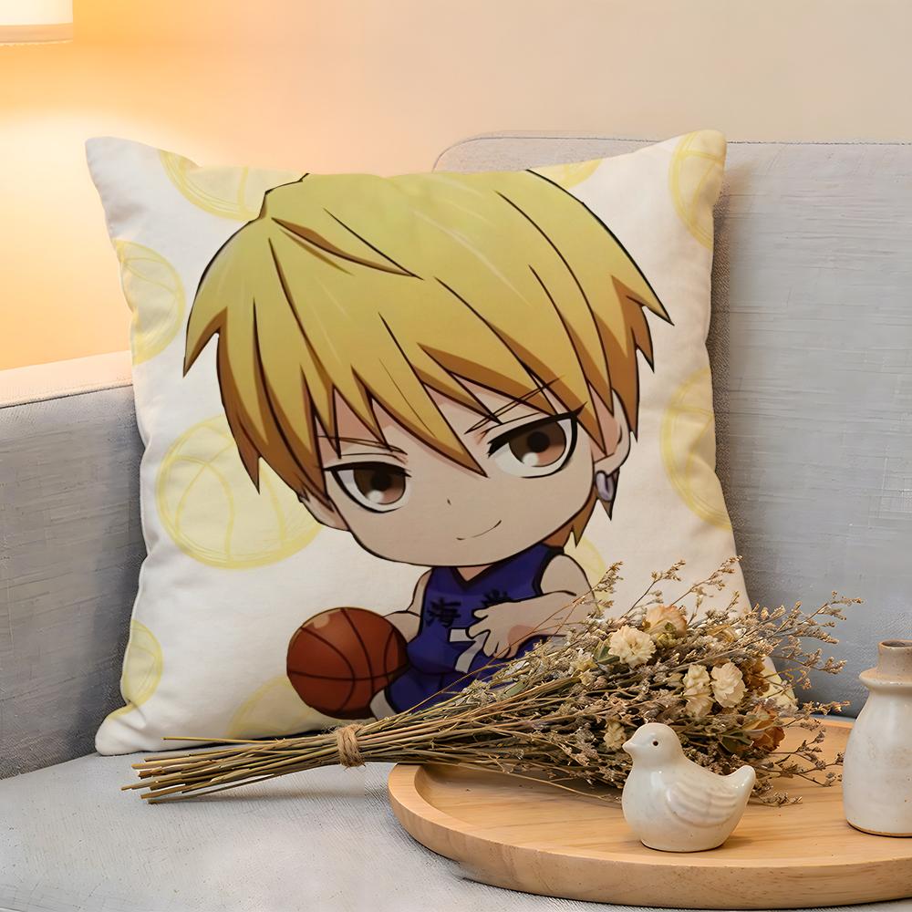 Наволочка Льняная Мягкая для Дивана Декоративная для Дома ANIME KKuroko no Basuke Наволочка