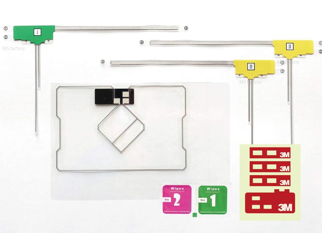 GPS, 3 X Sheets L Type, Double-sided Tape, Eclipse, Toyota, Daihatsu, GS