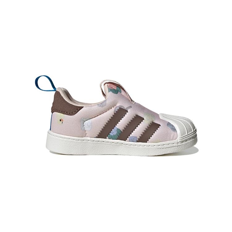 LEGO x Adidas Originals 360 Устойчивые к истиранию Низкие кеды для скейтбординга Розовый Белый Коричневый Для младенцев и малышей IF2169