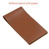 PU Leather Golf Score Book Black Brown Yardage Book Golf Scorecard Holder Compact Lightweight Score Notebook Golf Outdoor Sports 5