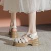 Baotou Sandals Women's Summer Thick-soled New Woven Pig Cage Shoes