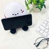 MORIPiLO Подставка для смартфона Shimaenaga Дайфуку Вертикальная и горизонтальная Милая плюшевая Настольная Морисита Макура (Мульти-подушка Shimae) 15x15x12см,