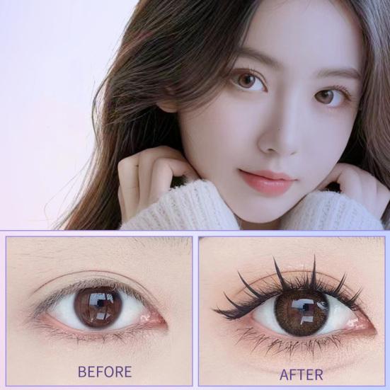 1 набор магнитных НАКЛАДНЫХ ресниц с зажимом-аппликатором для ресниц, многоразовые, натуральные, тонкие