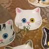 1PC Mini Serving Dishes Kitchen Cat Face Ceramic Dish Perfect Housewarming Gift Snack Plates Cute Spoon Holder Adorable