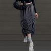 New ArrivalS Open Run Women S Shirred Ribbon Long Skirt Big Size