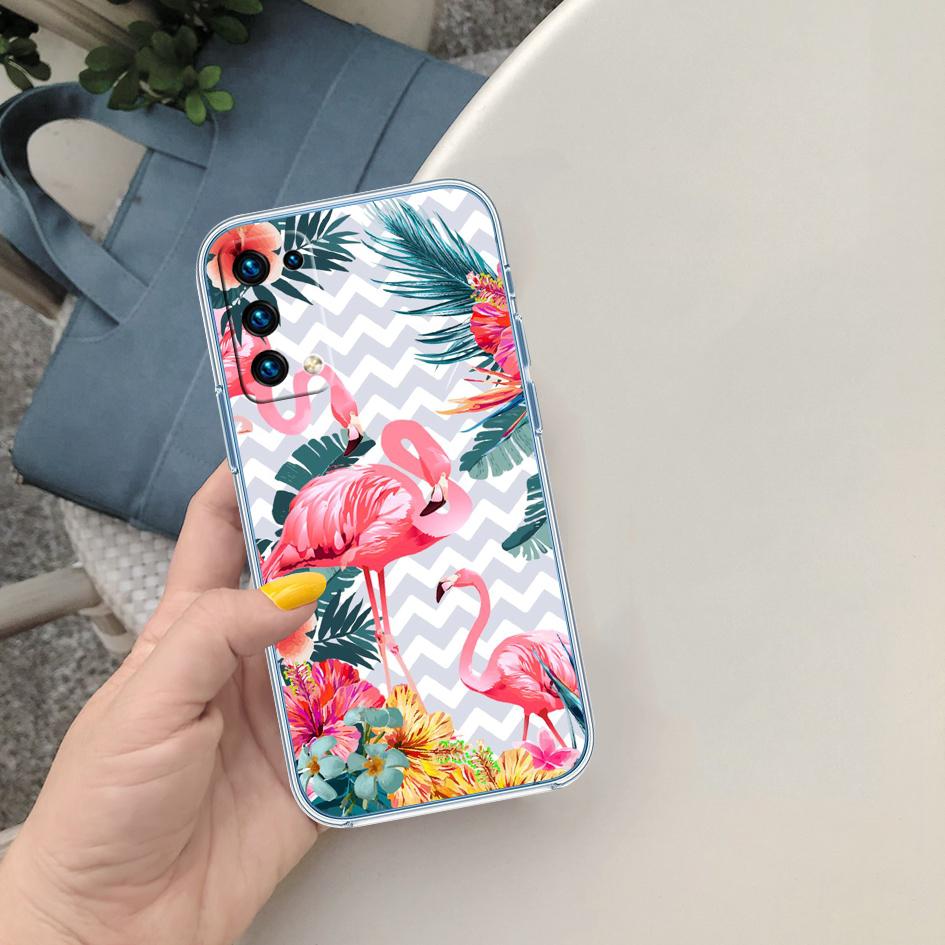 BF57 цветок фламинго Чехол для телефона для Motorola Moto G10 G20 G30 G31 G32 G34 G35 G41 G42 G50 G51 G52 G55 G60 G60S G62 G71 G72 G75