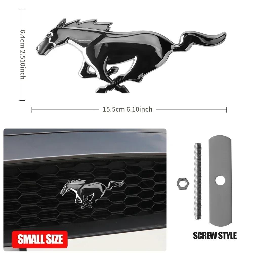 Car Sticker 2026 Ford 2025 Hot 3D Metal Styling Car Front Grill Badge Sticker Decal for Ford Focus Mustang 2 3 4 MK2 MK3 MK5 Fie