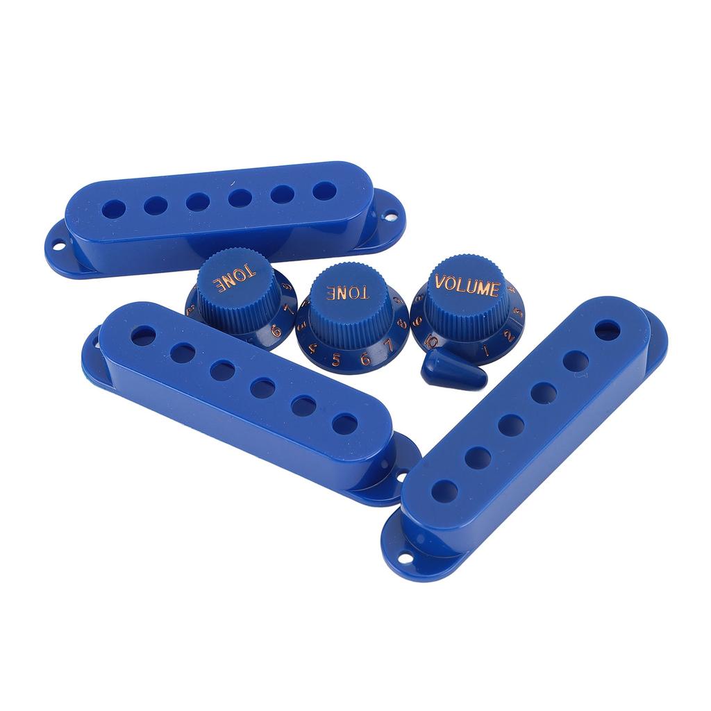 3 шт. Крышка звукоснимателя с одной катушкой из АБС-пластика, крышка звукоснимателя SSS с ручками тона и громкости и наконечником переключателя для электрогитары
