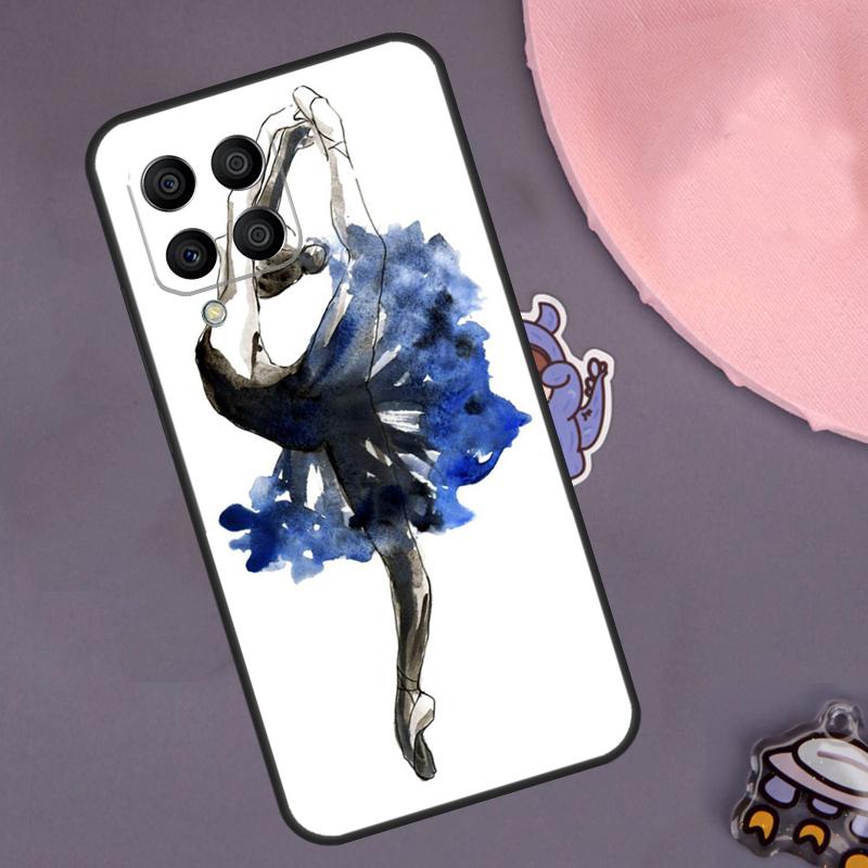 Ballet Ballerina Dancer Case For Samsung Galaxy M23 M33 M53 M13 M12 M32 M52 M55 M14 M34 M54 M20 M51 M21 M30s M31s