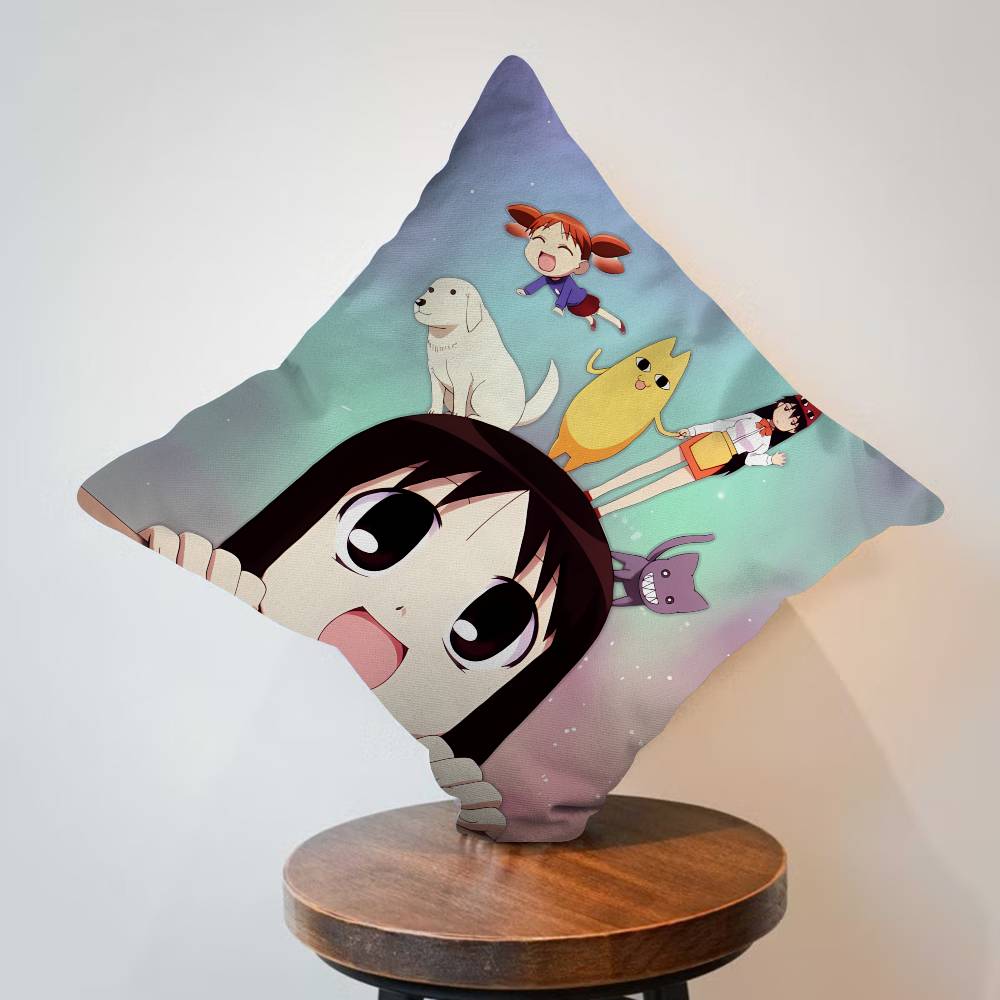 Azumanga Daioh Cushion Cover Inches Farmhouse Decor Home Throw Pillow Covers for Couch Decorations