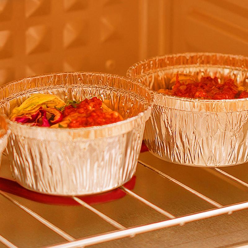 20 шт. Алюминиевая фольга для торта, фритюрница, формочки для микроволновки, фольга для еды, контейнер