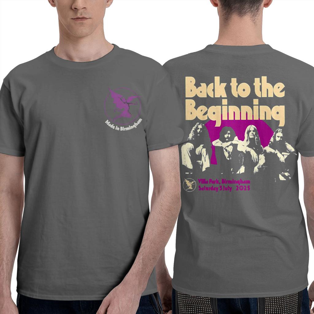 Black Sabbaths Back To The Beginning Rock Band 2025 Men Women's T Shirt Merch Funny Tees T-Shirt 100_ Cotton Adult Moto