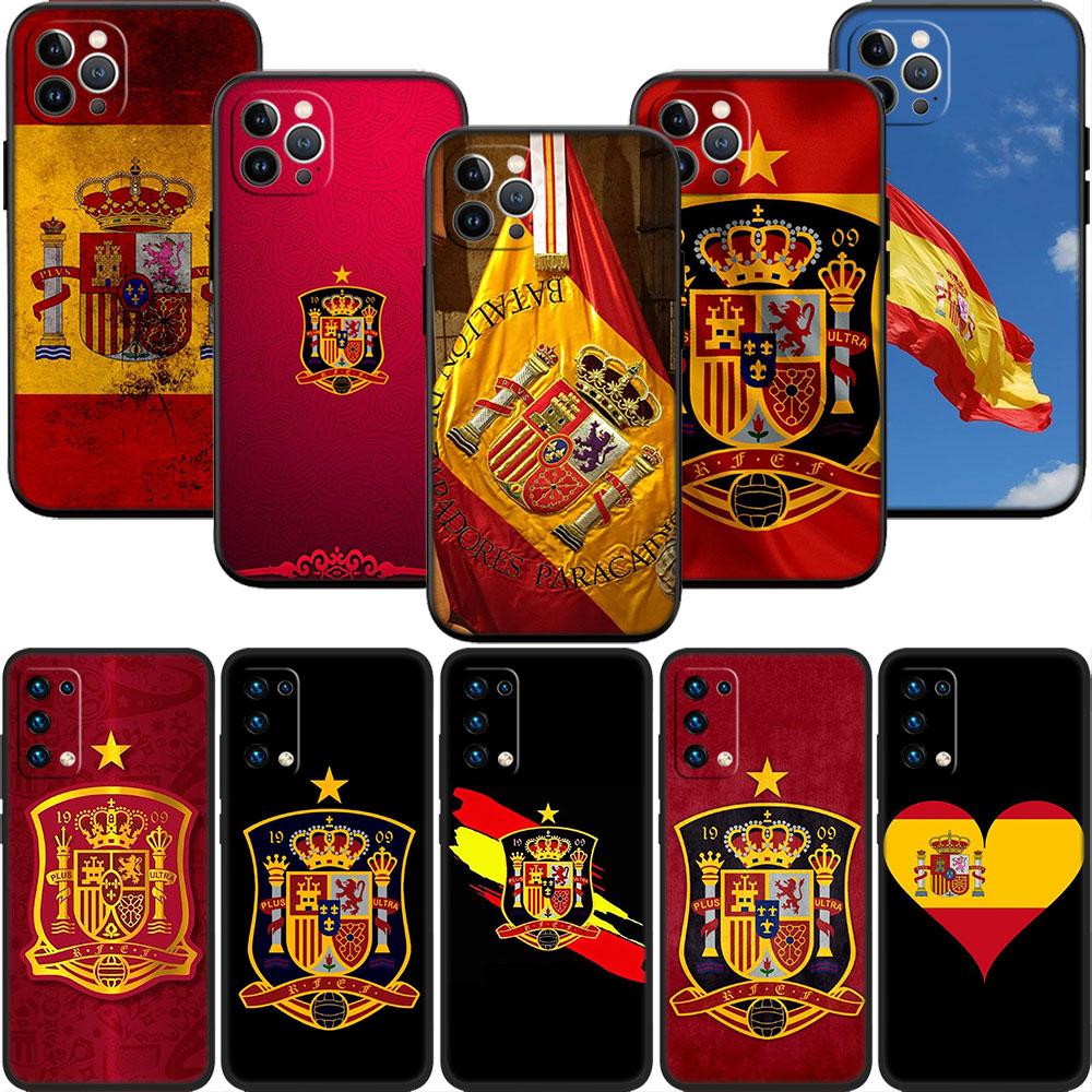 PP57 Spain Flag Soft Shell Phone Case for Redmi Note 8 9 Pro Max 9S 9T 9C NFC 8T 8A 10A A4