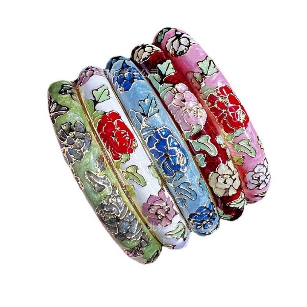 Двойной браслет пион филигранный цветочный браслет традиционный женский браслет на руку подарки для женщин и девочек