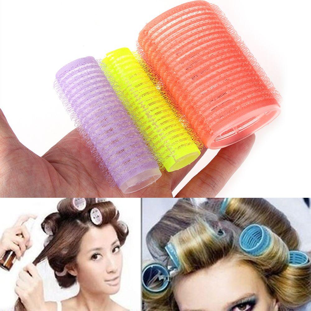 Pcs Random Color Hot Sale Full Size Professional Hairdressing Curlers Self Grip Hair Rollers Salon
