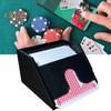 Poker Card Dealer Portable Standard Size Card Dealing Shoe Dispenser Holder Clear Discard Tray Casino Board Game Table Accessory