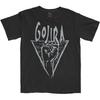 Gojira 'Power Glove - White Print' Black T Shirt - NEW