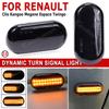 LED Dynamic Side Marker Turn Signal Lights 2Pcs For Renault Clio 1 2 MEGANE ESPACE TWINGO MASTER Nissan Opel Mercedes-Benz Smart