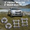 Лифт-комплект 3 дюйма спереди, 2 дюйма сзади для Toyota Hilux Vigo 4WD. Проставочные чашки стоек, серьги.