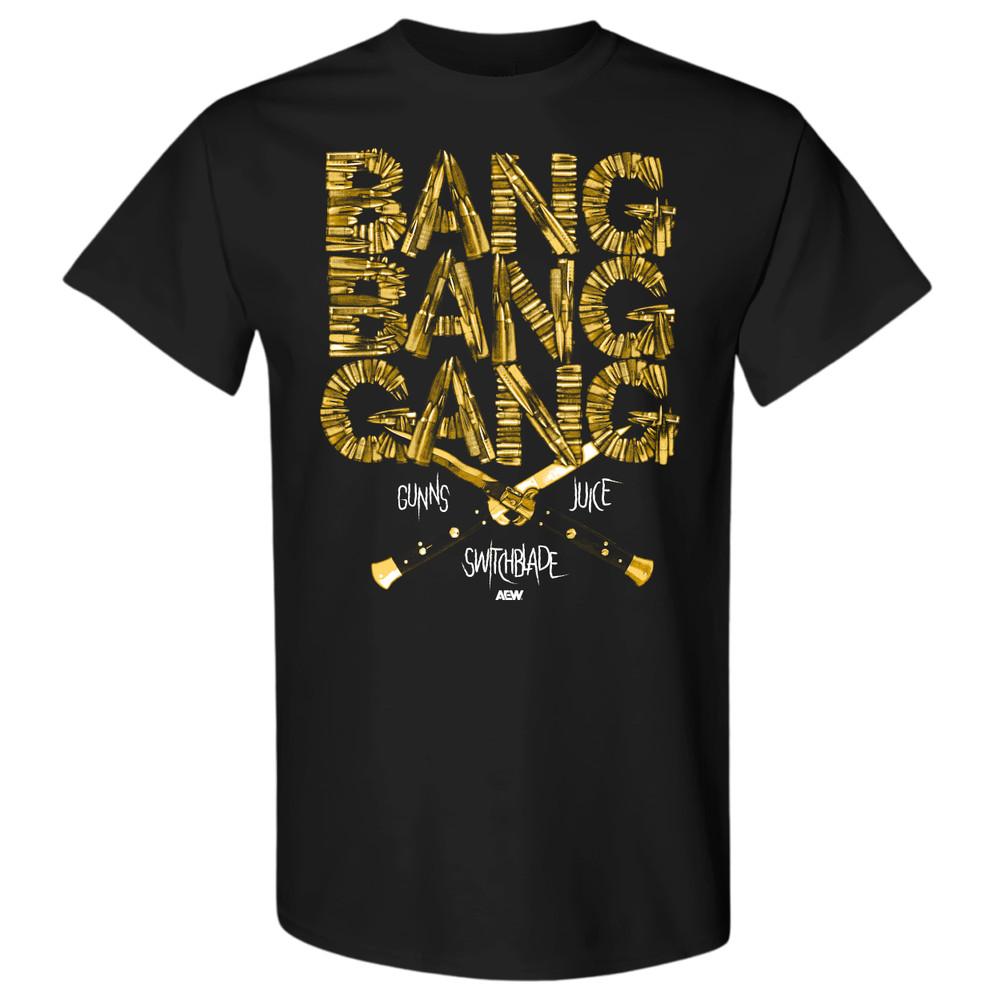 Bang Bang Gang Боеприпасы Официальная футболка AEW Унисекс футболка