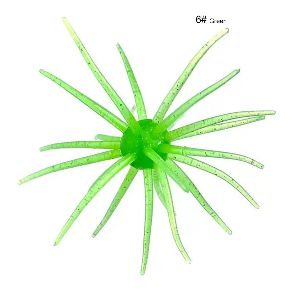 BUBBA Fishing Floating Sea Urchin19mm Bionic Soft Lure Artificial Soft Bait for Saltwater Fish River & Lake Use 90mm/110mm