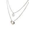 [N8191] - Silver 'Carmen' Designer Necklace