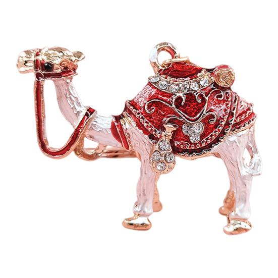 Брелок для ключей Yousheng Camel с блестящими стразами, инкрустированными яркими цветами, изысканное мастерство, брелок для сумки, подвеска