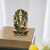 Mini Elephant God Figure Sculpture Vintage Elephant Hindu God Figurines Ganesha Statue  Cabinet