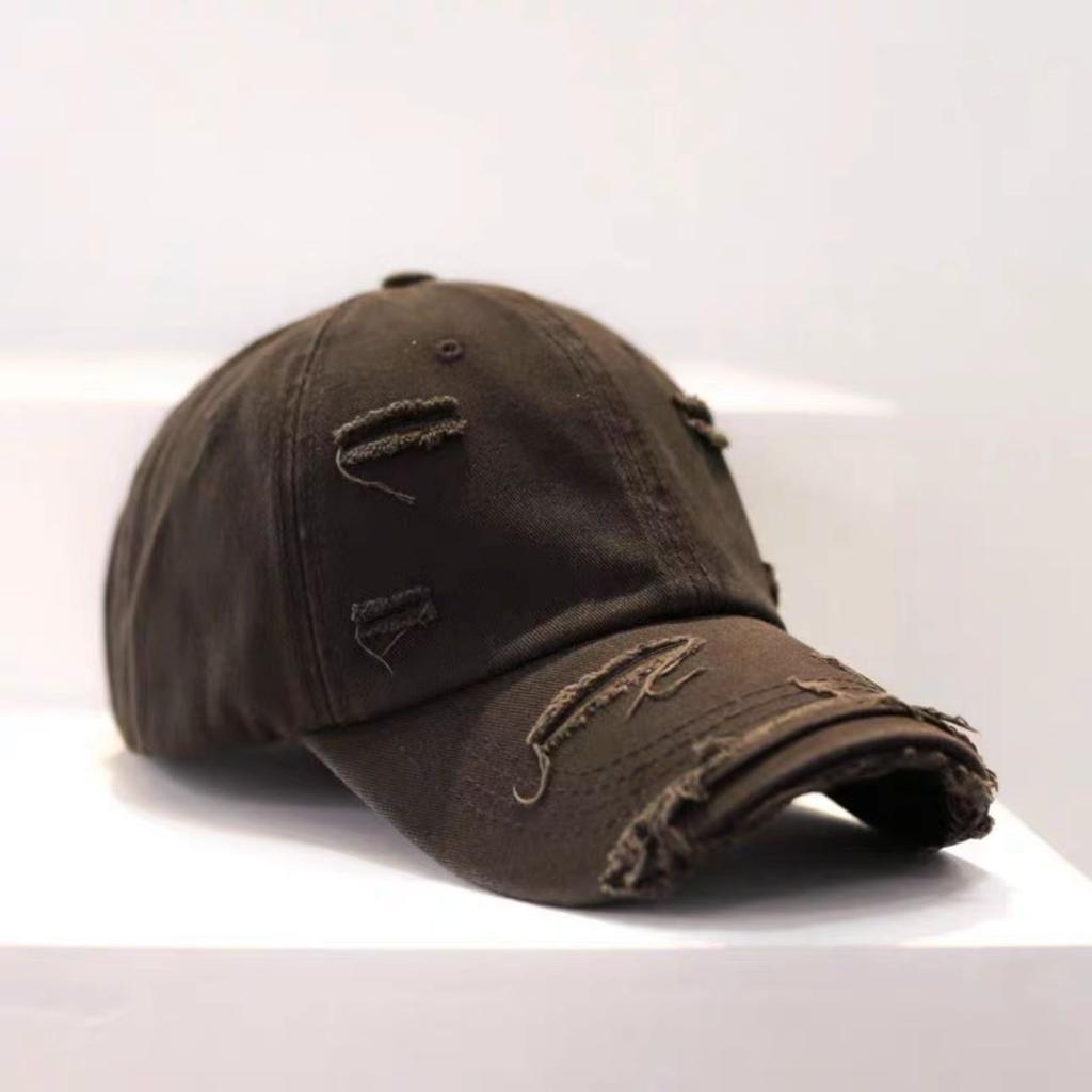 2024 New Adult Vintage Baseball Cap girls personality washed Peaked Cap male and female couples outdoor shopping Sunscreen Hat
