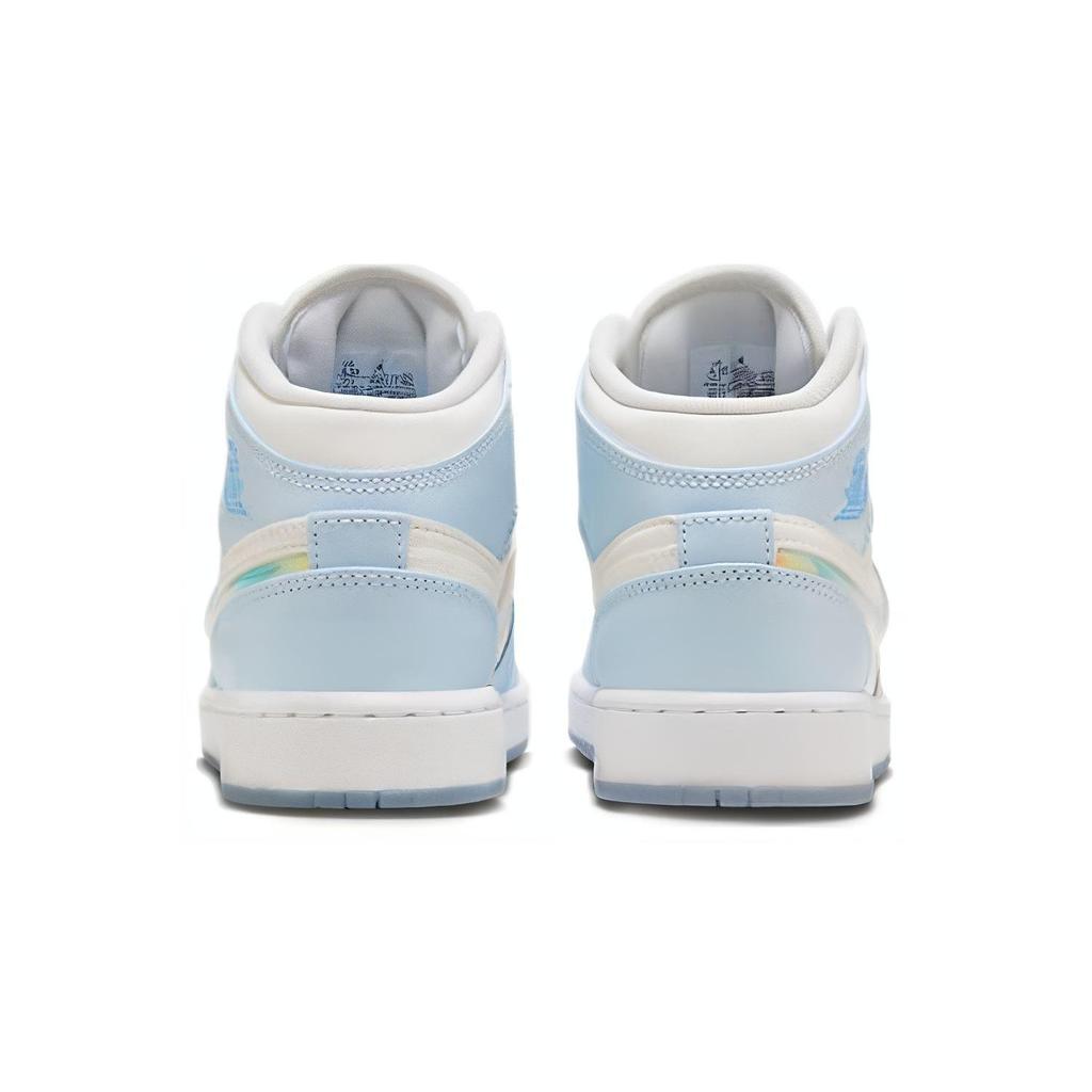 Jordan 1 Mid SE Глиттерный Swoosh GS FQ9117-400