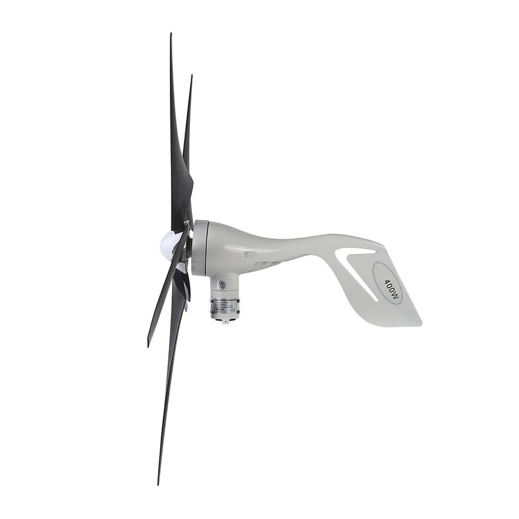 Wind Turbine Generator Five Wind Blades 400W Wind Controller for Home  Camping
