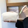 Косметички с ручкой Мягкая дорожная сумка для хранения косметики Портативный органайзер Пенал Милый клатч-кошелек 2025 Новый подарок