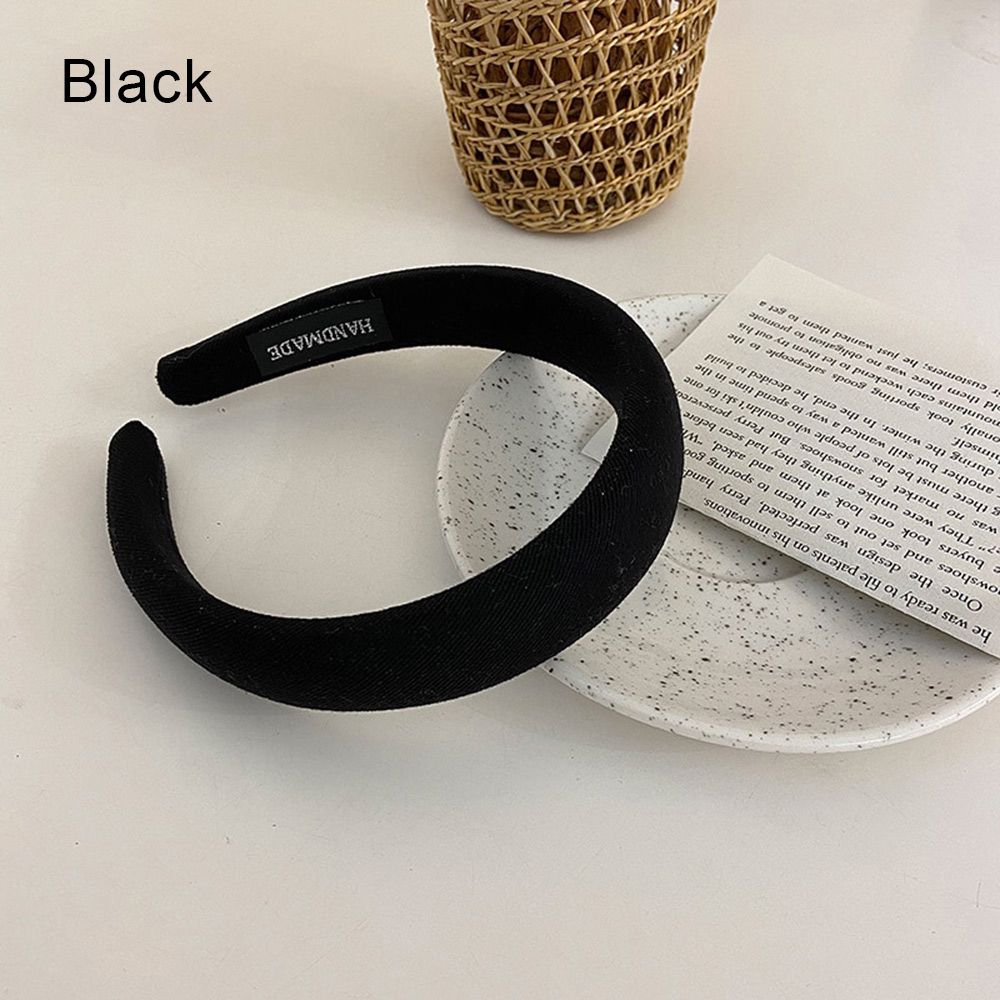 Толстый бархатный ободок модная повязка для волос женская повязка на голову осень-зима повязка на голову губка головной убор