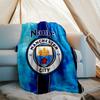 Personalized Custom Name Blanket - Manchester City F.C Print Design,Blanket for Sofa,Bed,Travel,Camping - Soft and Warm, Great Gift