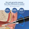 Wireless WiFi Ear Wax Removal Ear Wax Endoscope with 3.9mm 350W Camera 6 LED Lights Intelligent