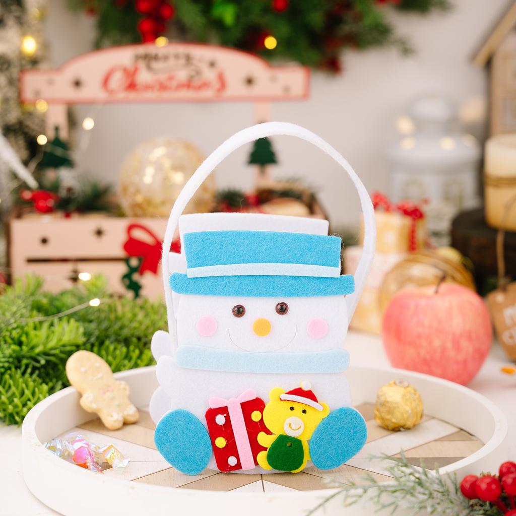 Christmas Decoration Cartoon Tote Bag Christmas Gift Bag Children's Candy Bag Gift Bag