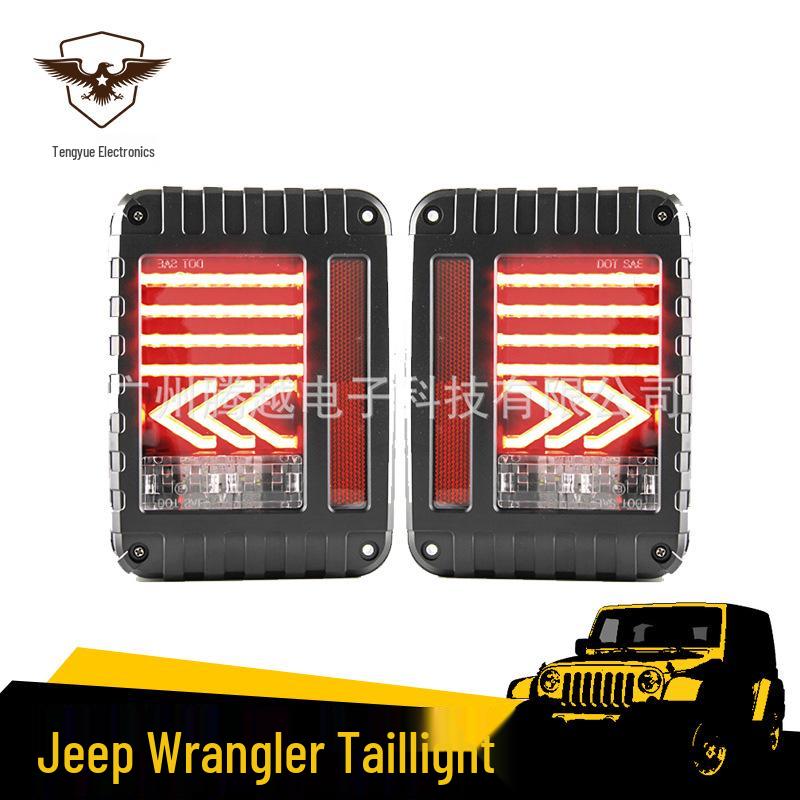 Jeep Wrangler Arrow LED Taillights: Brake & Turn Signal Lights (US Version)