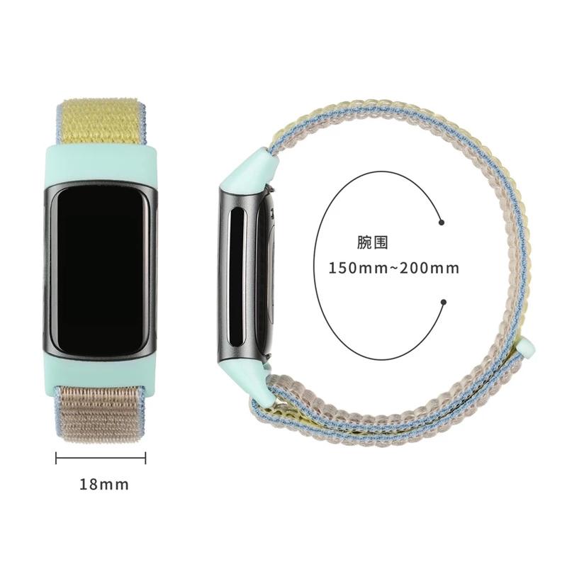Нейлоновый ремешок для умных часов Fitbit Charge 5, спортивный нейлоновый браслет-петля, браслет Correa Pulsera для Fitbit Charge 5 Band