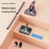Беспроводной ручной пылесос 5-в-1 для удаления клещей со стерилизацией синим светом, высокой мощностью всасывания и функцией влажной уборки