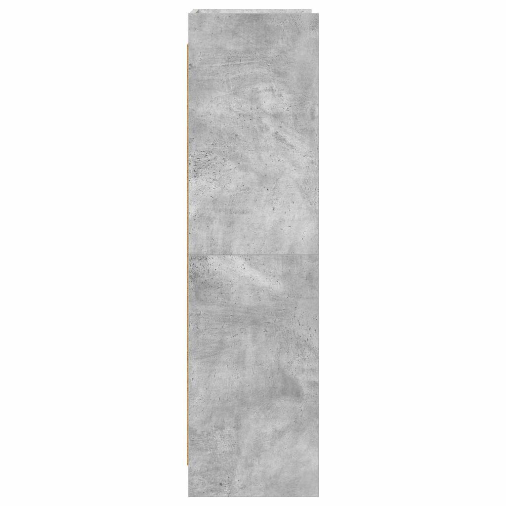 Bookshelf Concrete Grey 59 x 30 x 111 cm Engineered Wood