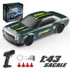 1/43 Scale Drift Car 15km/h 4x4 Remote Control Racing High Speed RC Vehicle RTR with 7Color LED Lights Cars Toy for Children
