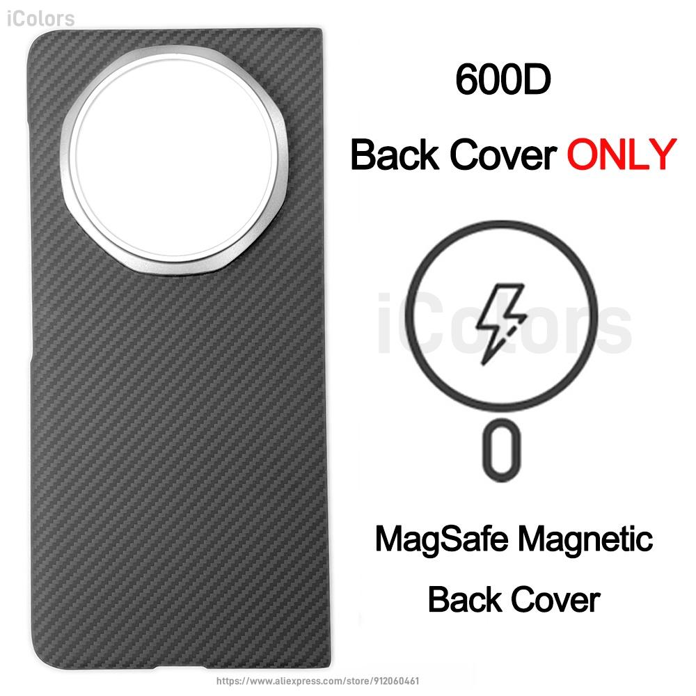Magnetic MagSafe Case for Honor Magic V5 Kevlar Aramid Carbon Fiber Cover Ultra-Thin Lightweight Slim Armor Protective Cover