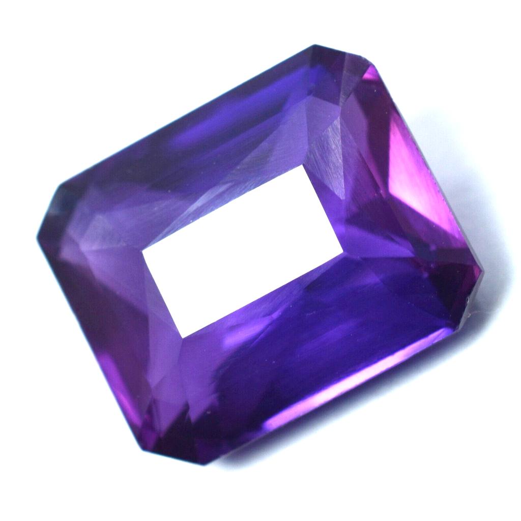 A+ Quality NATURAL Tanzanite Purple EMERALD Cut 12.07 Ct Gemstone