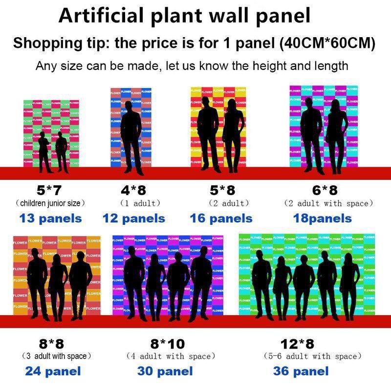 40*60 СМ Искусственные Топиарии Изгороди Панели Пластиковые Искусственные Кусты Коврик Для Забора Зелень Стены Фон Декор Сад Конфиденциальности Экран Забор Наружное Украшение
