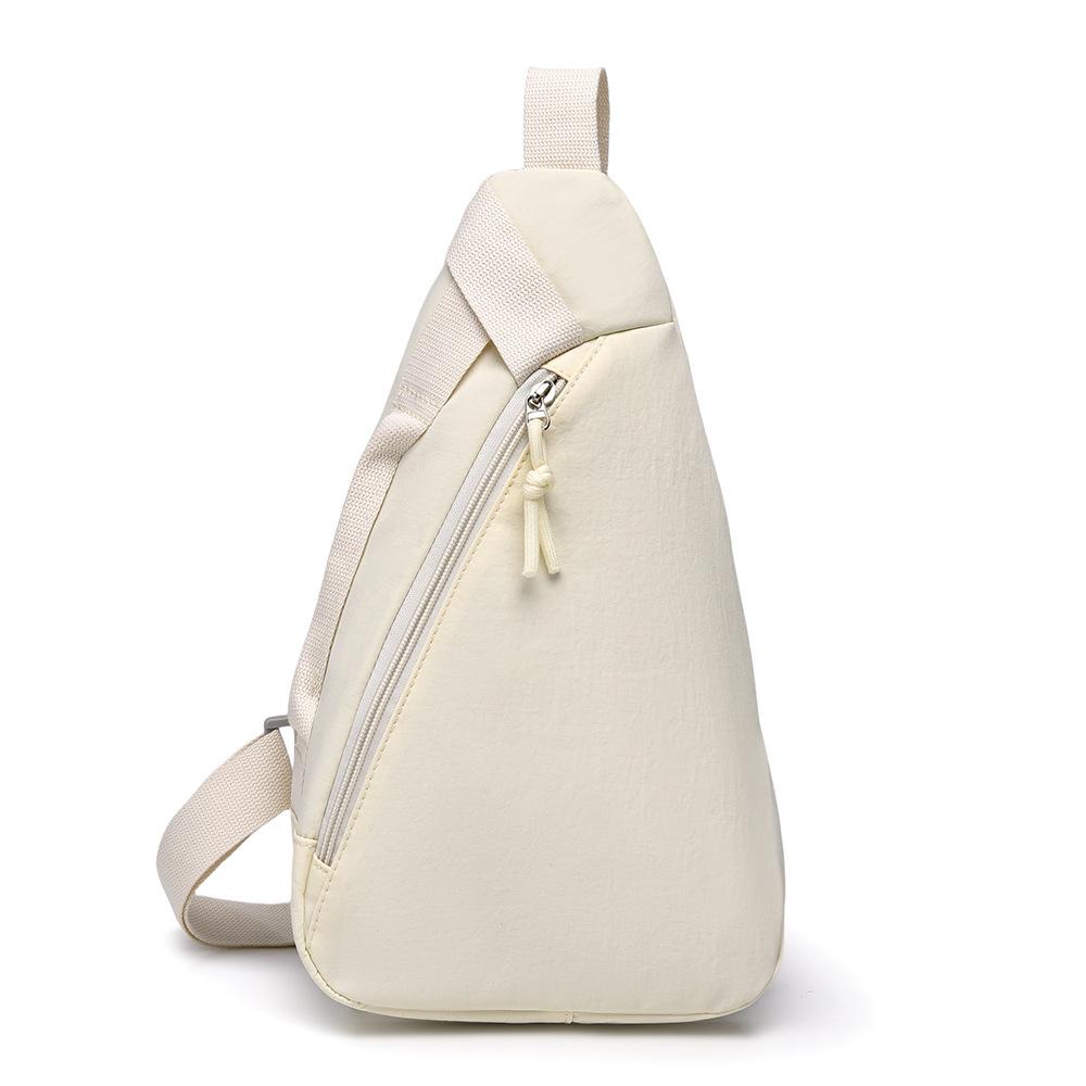 TS JYL laptop bag,Japanese Nylon Chest Bag Unisex Shoulder Bag Outdoor Multi-Function Pack