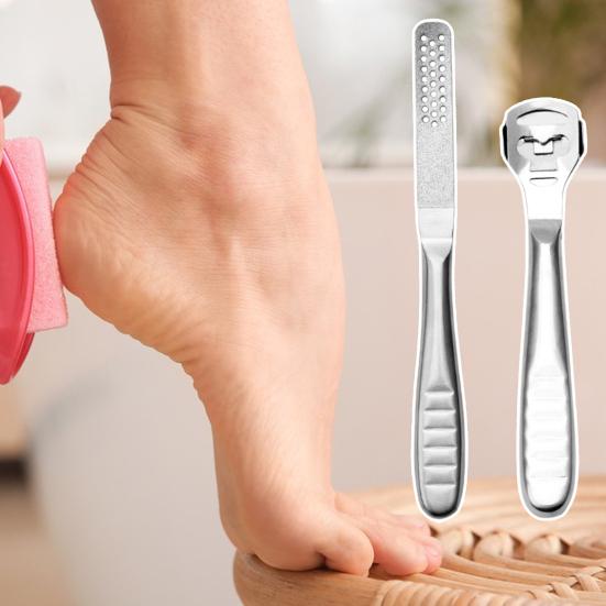 Yousheng 1 комплект инструментов для ухода за ногами, безопасный, острый, многоразовый, с лезвием, водонепроницаемый инструмент для педикюра, нержавеющая сталь, бритва для удаления мозолей на пятках для женщин